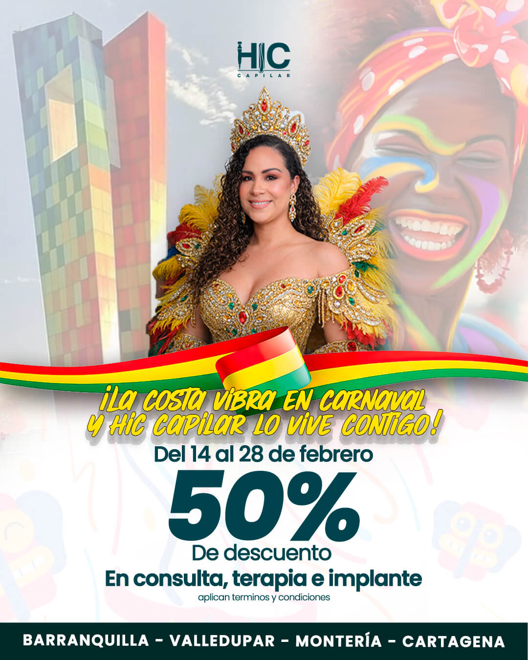 Oferta Carnaval HIC Capilar
